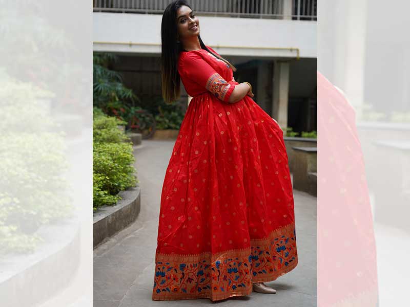 Buy Twenty Dresses by Nykaa Fashion Red Edging Towards Style Dress online