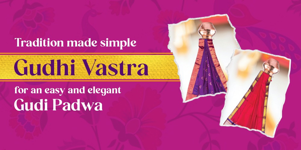 Gudhi Vastra for an easy and elegant Gudi Padwa.